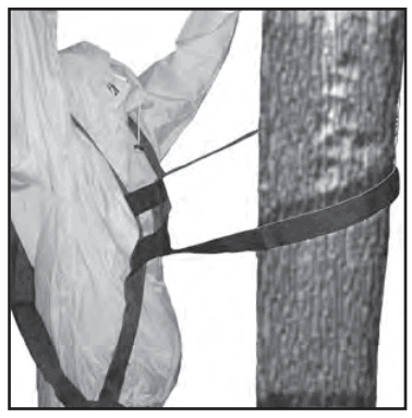How to attach a hunting harness to a tree